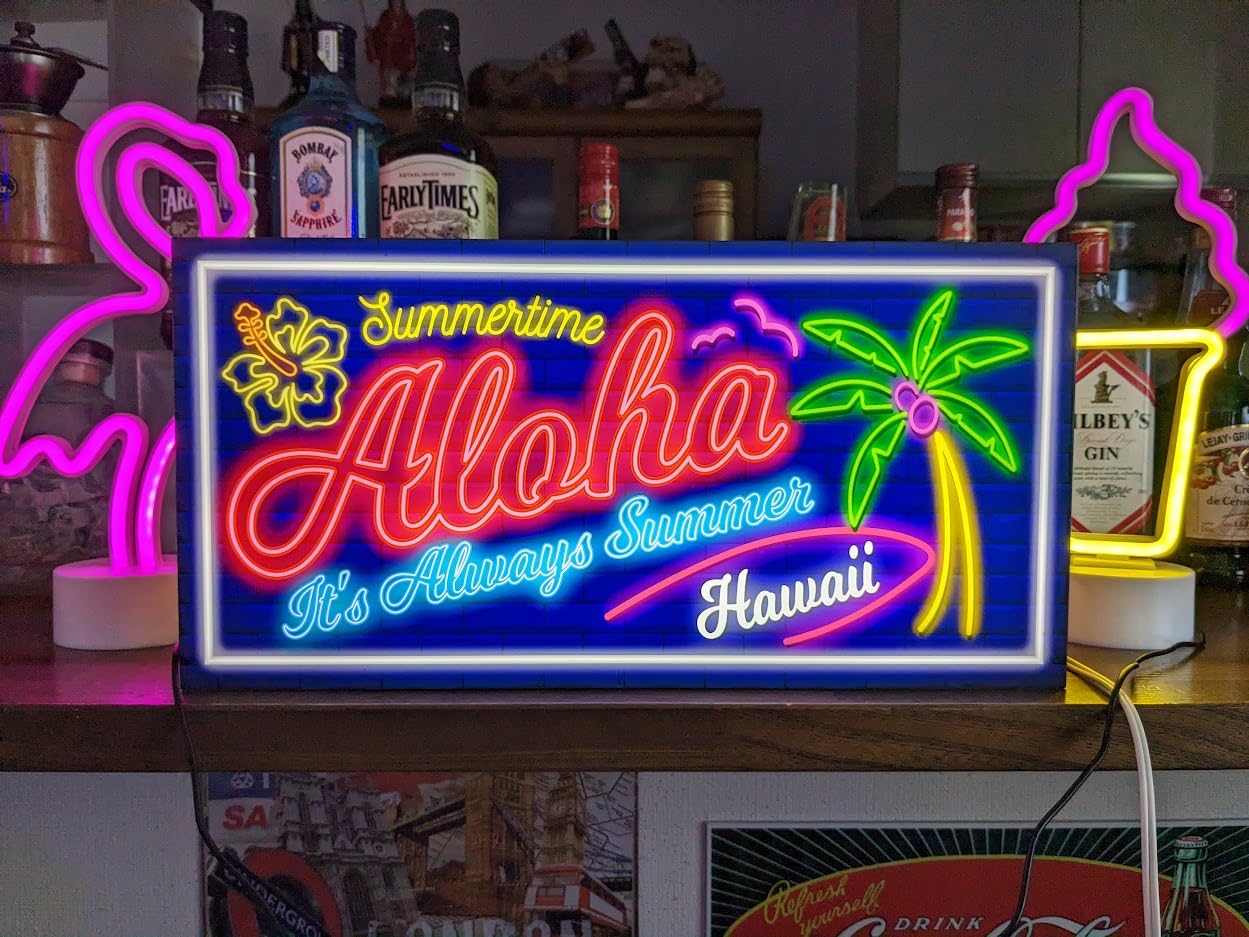 Amazon.co.jp: 【Lサイズ】ハワイ ビーチ アロハ 海 夏 南国 ヤシの木 
