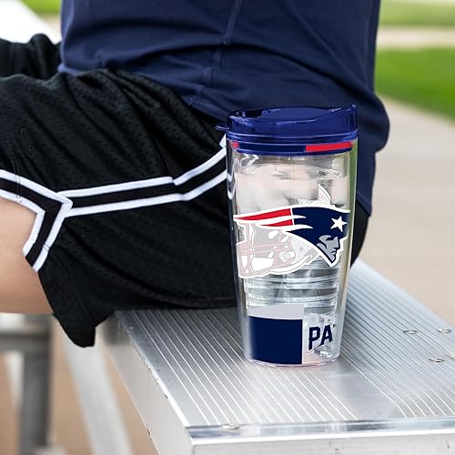 Miniatura 11 de Rico Industries NFL - Vaso clásico de fútbol americano de doble pared, 16 oz o 20 onzas, tapa W