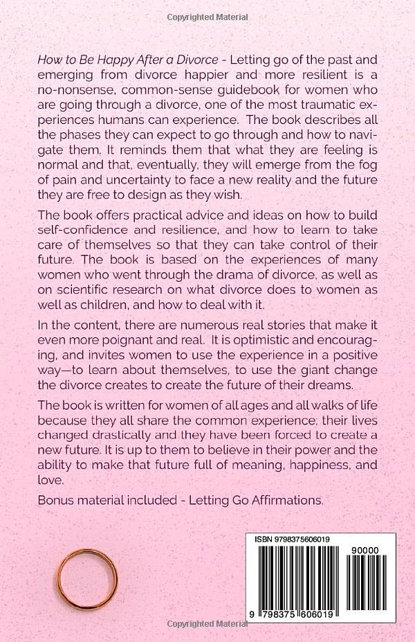Miniatura 2 de How to be happy after a Divorce Letting go of the past and emerging from divorce happier and more resilient Included bonus material - Letting Go ...