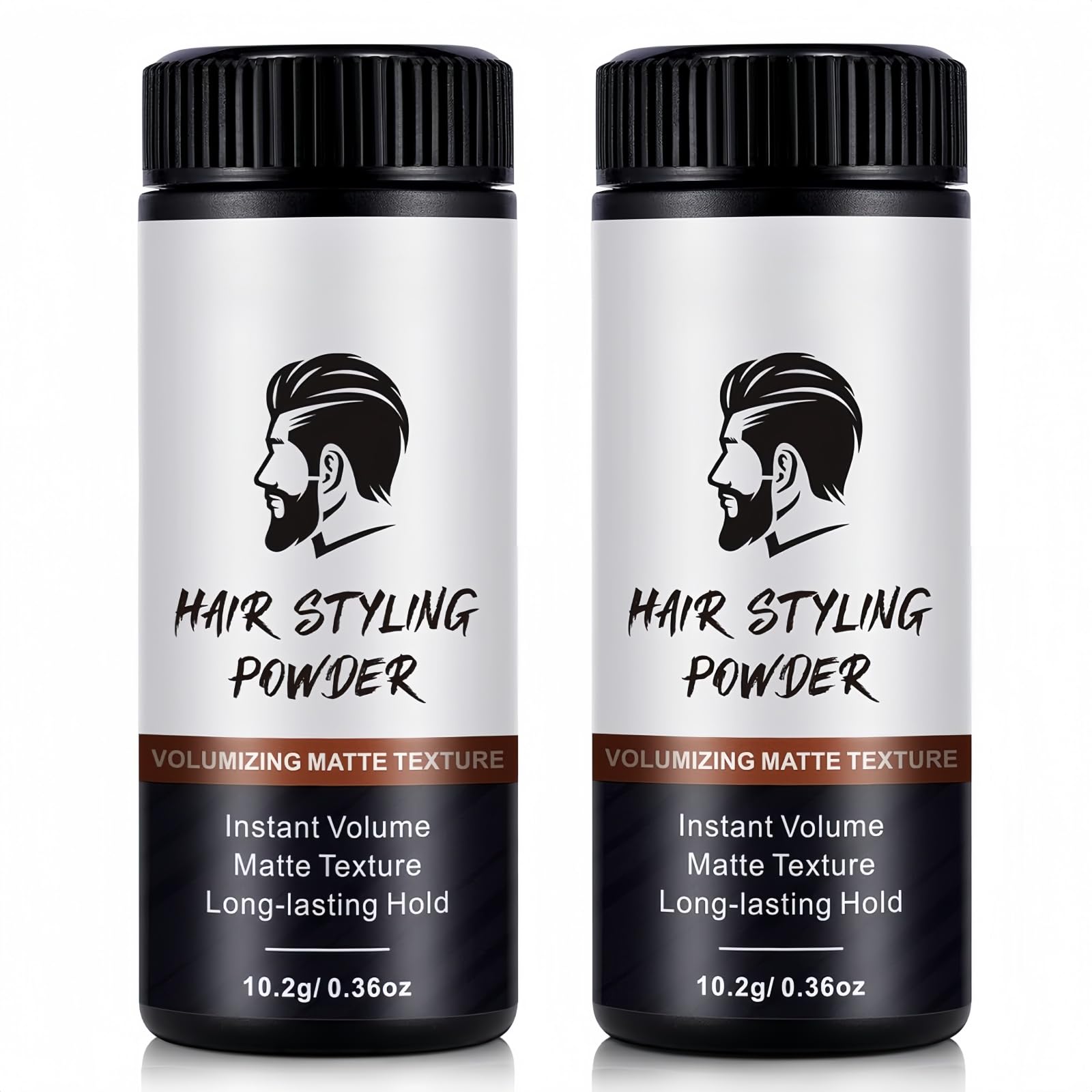 Hair Styling Powder for Men 2 PCS Hair Texture Powder, Long-lasting Hold, Matte Texture, Mens Hair-Powder, Easy to Apply