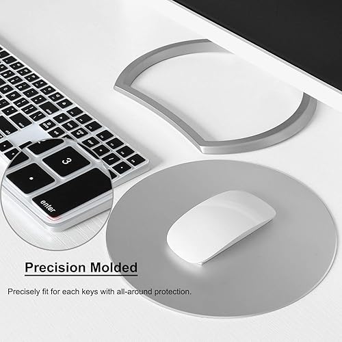 Miniatura 6 de Funda de teclado de silicona para teclado Apple Magic con teclado numérico MQ052LLA A1843 diseño de EE UU Funda protectora ultra delgada para