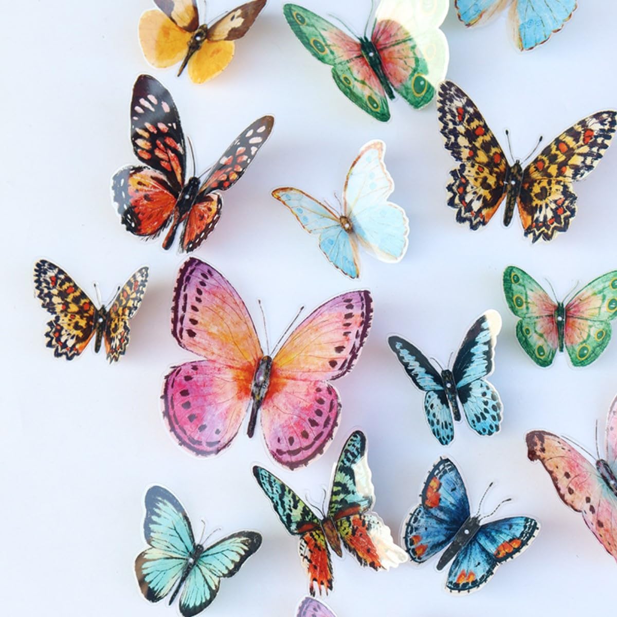 KARLOR 3D Butterflies Wall Sticker - 36 Pcs Butterfly Wall Decoration for Bedroom Wedding, Valentine Gift, Party & Flower Decor