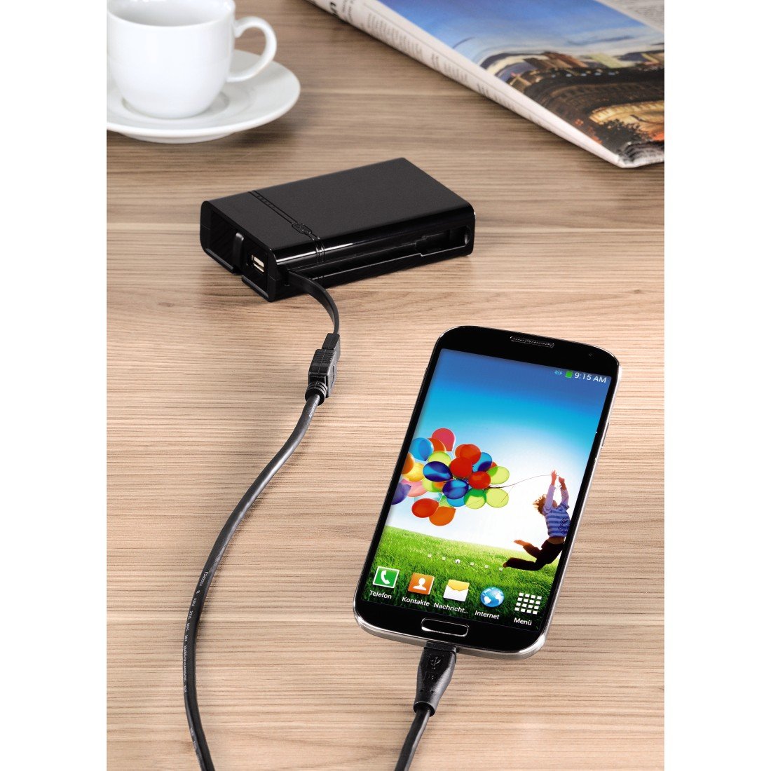 Hama 00200626 cavo USB 0,75 m Micro-USB A USB A Nero