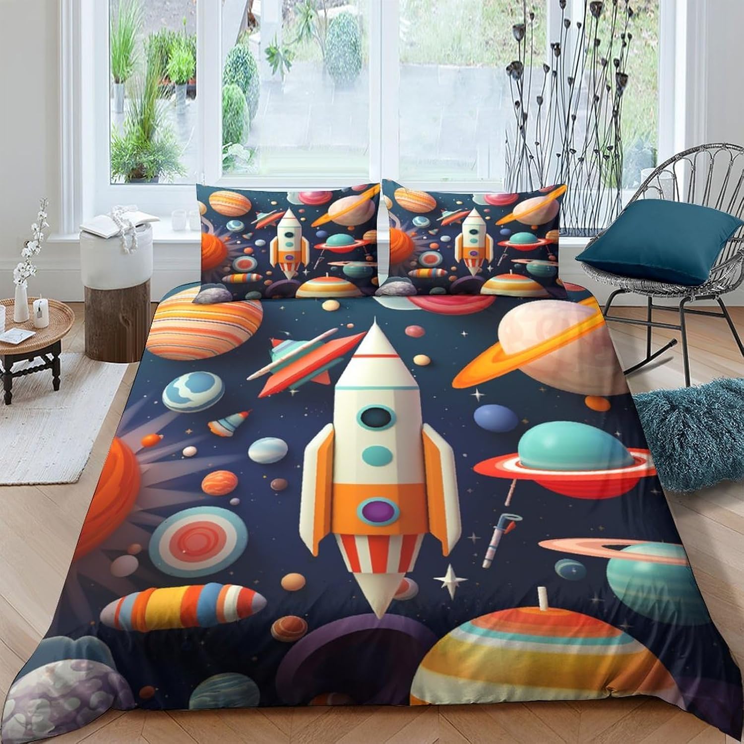 Patrón De Dibujos Animados Ropa De Cama Infantil 240X220 Cm 3D Imprimiendo Funda Nórdica Y 2 Fundas De Almohada De Anti-Humedad, Anti-Ácaro, Suave Y Cómodo Antialérgico Cuidado Fácil-65288704167