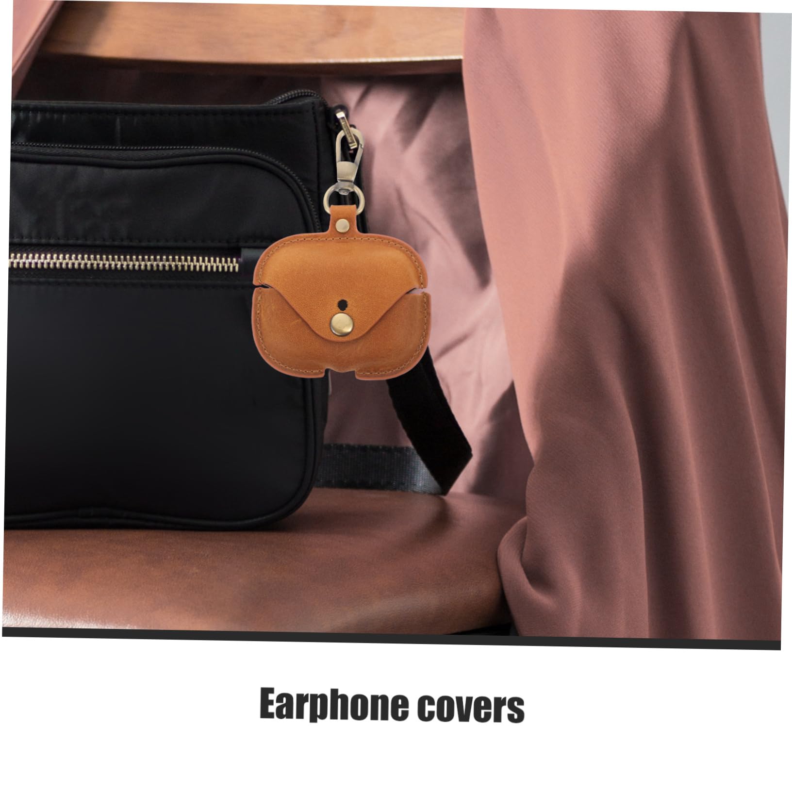Angoily 3piezas Funda De Inalámbrica para Auriculares Protector Elegante y Práctico para Compatible Actividades Color Marrón