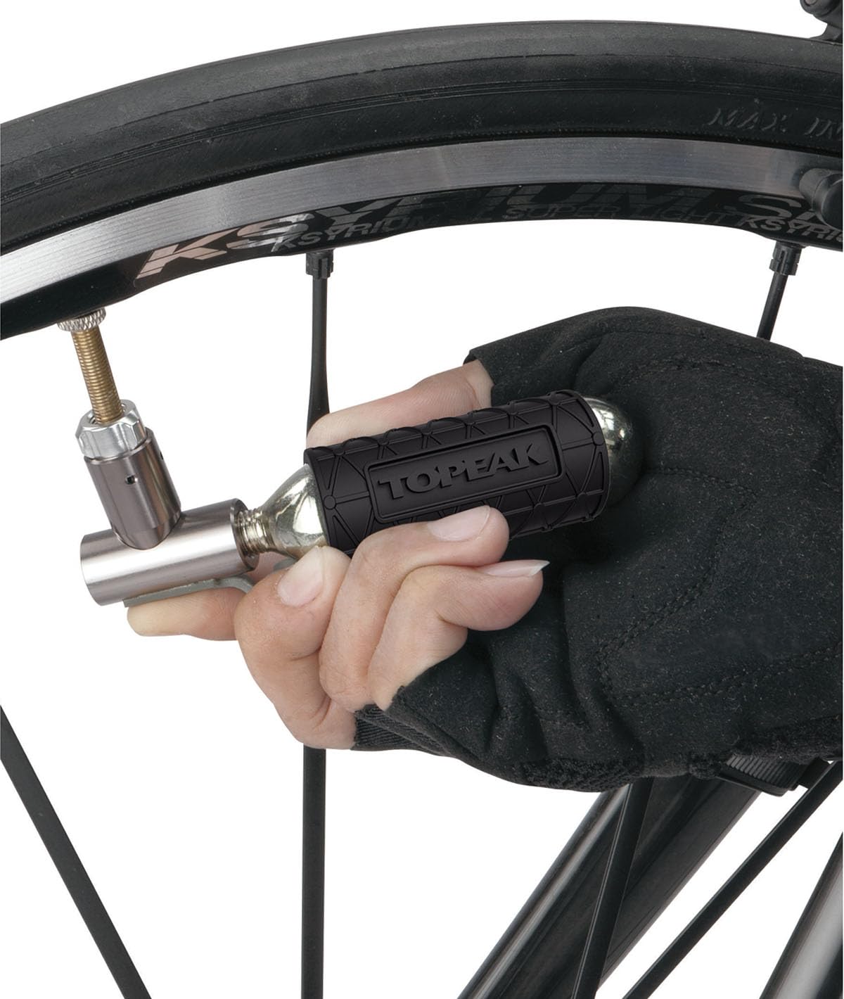 Topeak Airbooster CO2-Inflator, 16 g, Unisex, Schwarz, Einheitsgröße