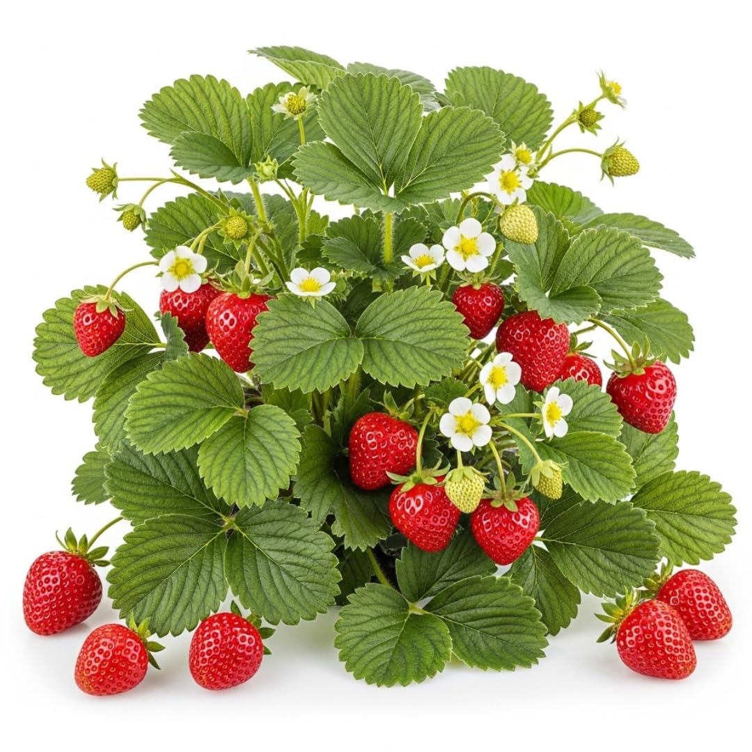 Everbearing Ozark Beauty Strawberry Plants 20 Bare Root Plants - TOP PRODUCER