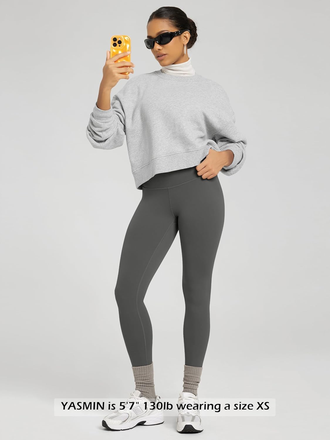 ODODOS Buttery Soft Lounge Yoga Leggings for Women 23" / 25" /28" High Waist Yoga Pants - Image 4