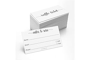 Set of 100 Raffle Entry Tickets for Enter to Win Prize Games
