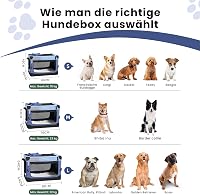 Gardner Pet Összecsukható kutyaszállító box 66 x 48 x 48 cm kék hordfüllel takaróval tárolózsákkal macskáknak és kutyáknak 15 kg-ig 2