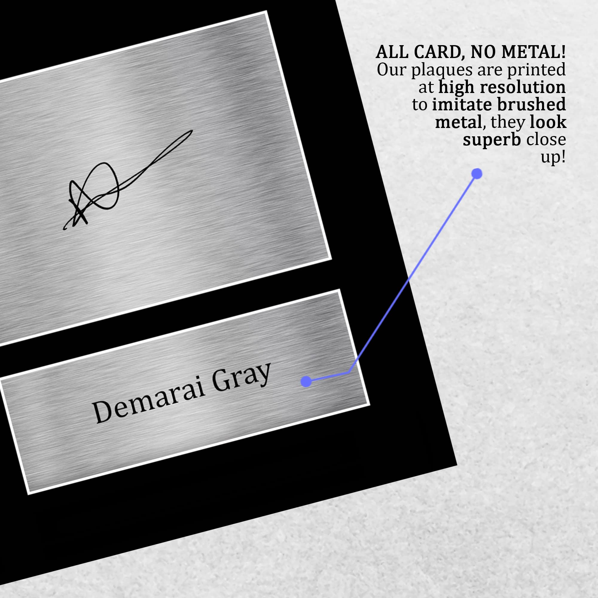 HWC Trading A4 Demarai Gray Everton Printed Gifts Signed Autograph