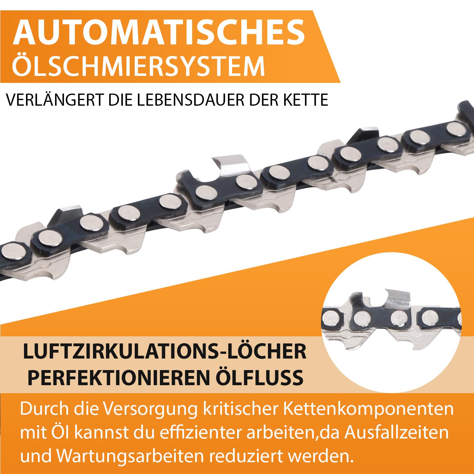 4 cadenas de sierra de 30 cm, 1/4 pulgadas, 1,1 mm, 64 eslabones motrices, cadena de motosierra compatible con motosierras Stihl 3670 000 0064 MSA 160 ms, MSA 60, MSA 70, MSA 120, MSA 140, MSA