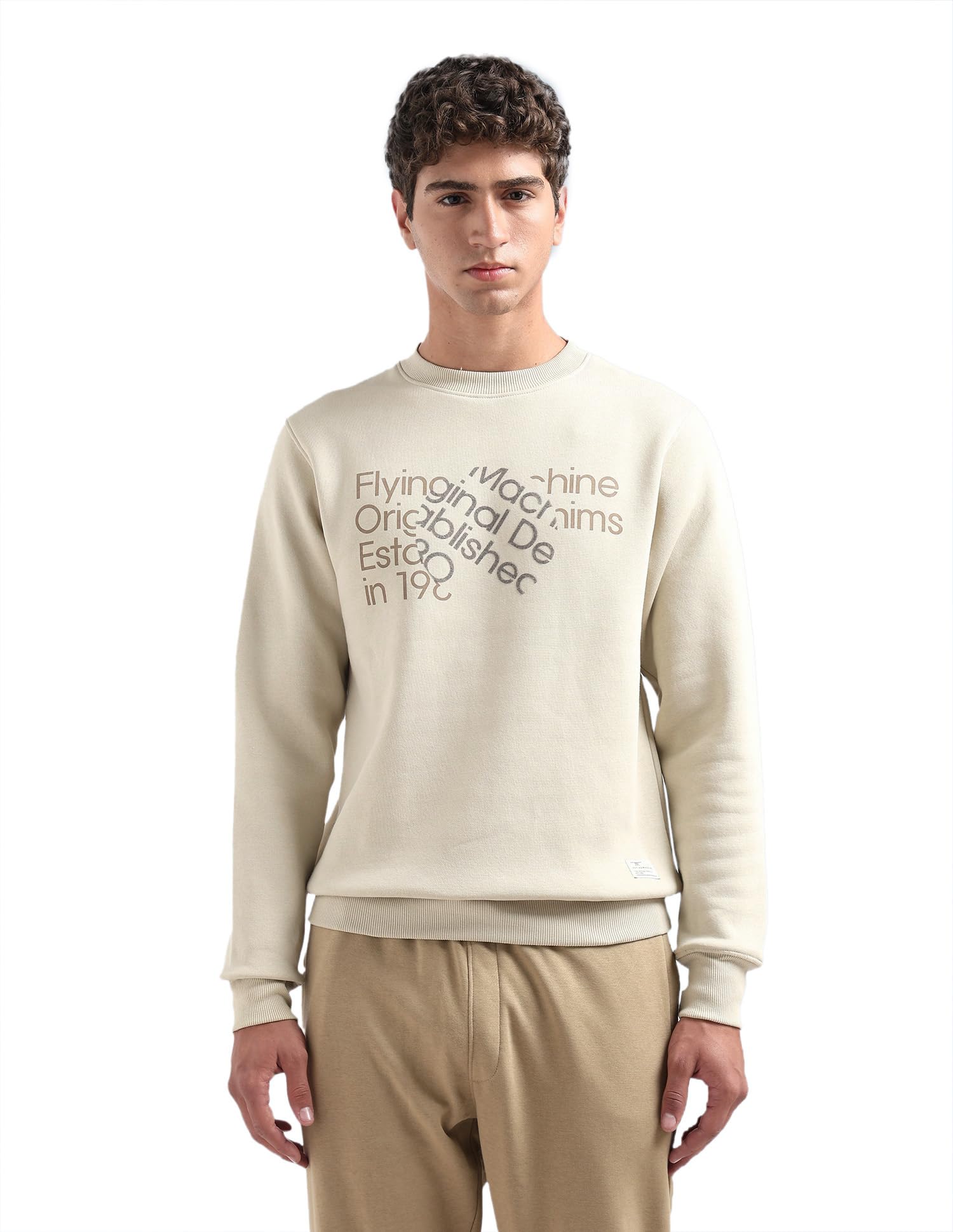 flying machine Men's Regular Fit Sweatshirt| Printed-picture-31
