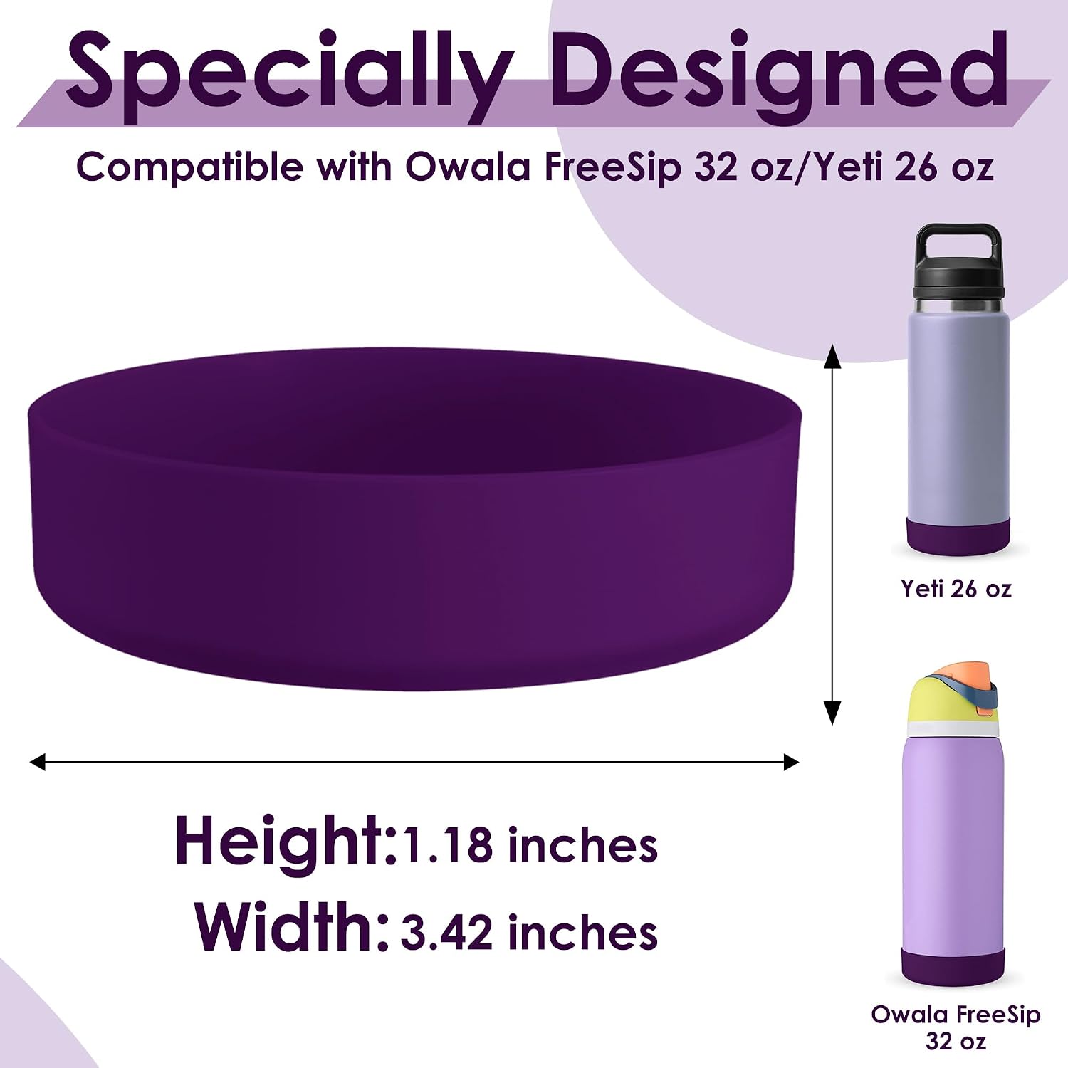 4 tapones de repuesto compatibles con Owala FreeSip de 24 onzas, 32