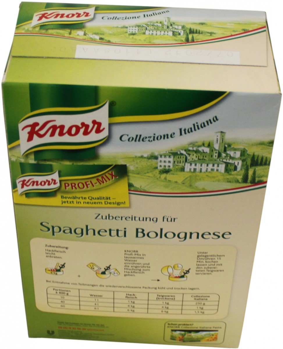 Knorr Spaghetti Bolognese 1,5kg 591, 1er Pack (1 x 1.5 kg)