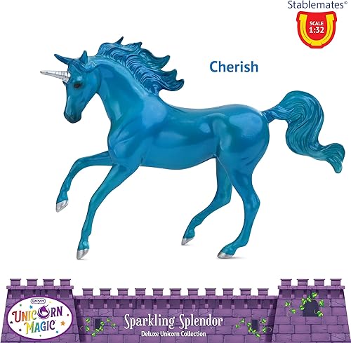 Miniatura 7 de Breyer Horses Stablemates Sparkling Splendor Deluxe Unicorn Set  Juego de 8 unicornios  Juguete de unicornio  Figuras de caballo  3.75 x 2.5