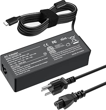 JEIBAO 100W Universal USB C Laptop Charger Compatible with Mac Book Pro/Air 16, 15, 14, 13 Inch,iPad Pro,Lenovo Thinkpad/Chromebook/IdeaPad Yoga,HP,Dell,Acer,Asus, All USB-C Devices