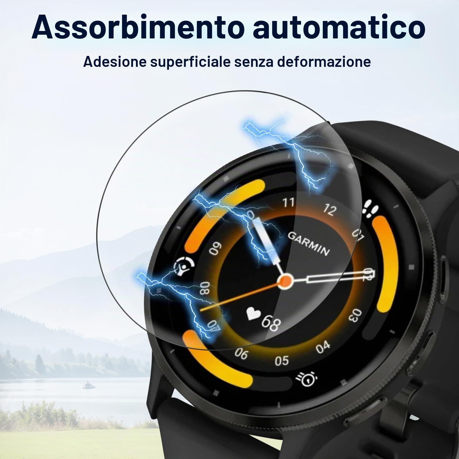 3 Pellicole TPU Auto-Guarigione Per Garmin Venu 3 – HD Trasparente, Anti-Graffio E Alta Sensibilità Al Tocco