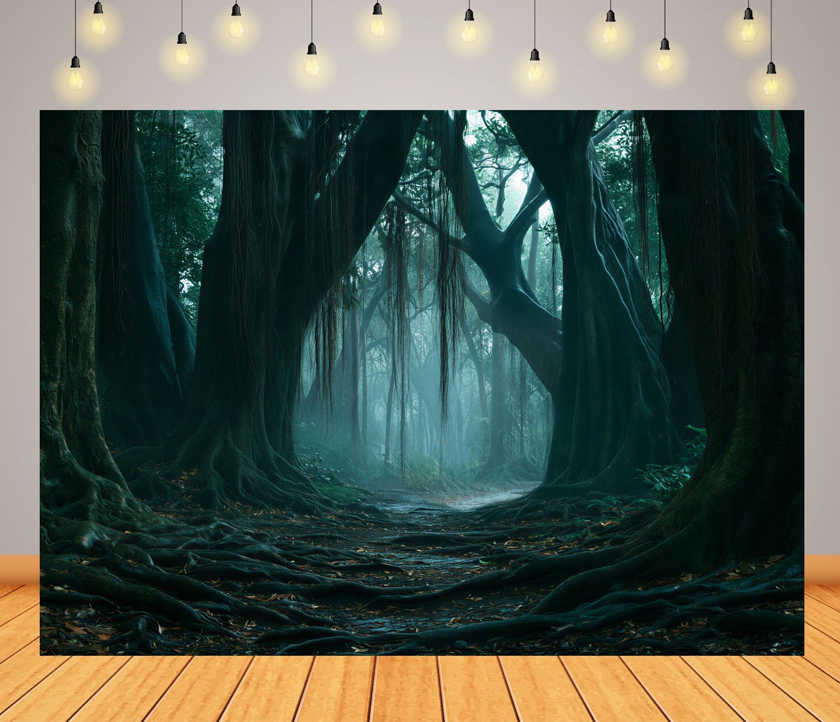 12x10FT (3.6x3m) Tunnel Foresta Verde Smeraldo Sfondo Fotografico