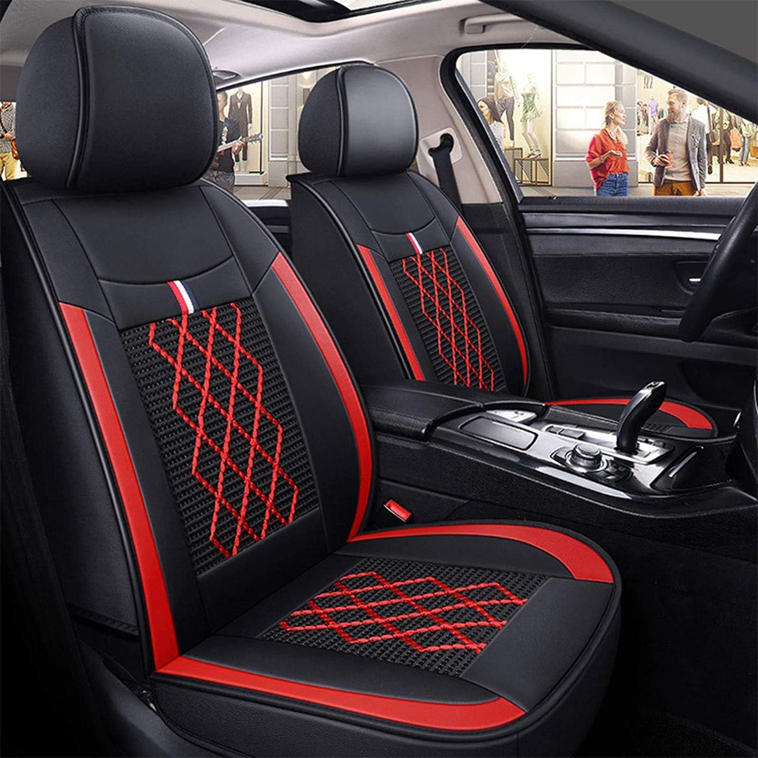 PU Leather General Car Seat Cover Suitable for Most High-End Luxury Car Interiors D