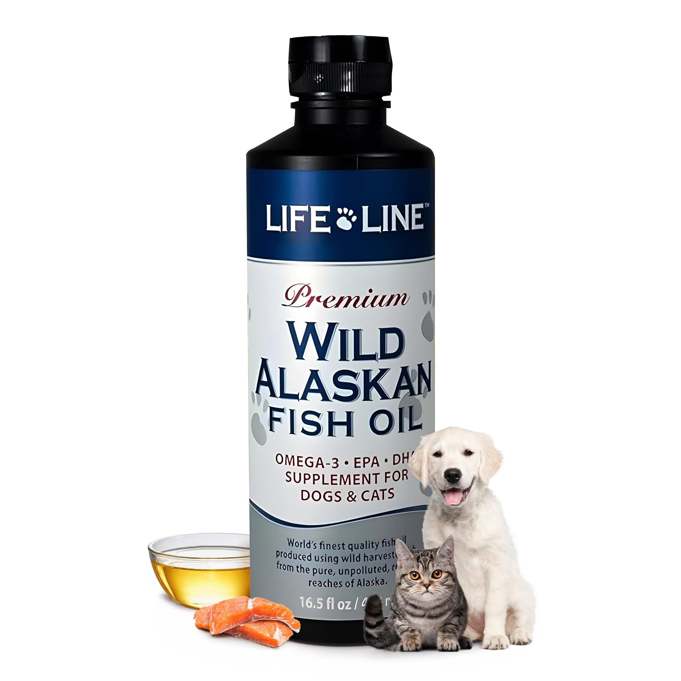 Life Line Wild Alaskan Fish Oil, 16.5-Ounce