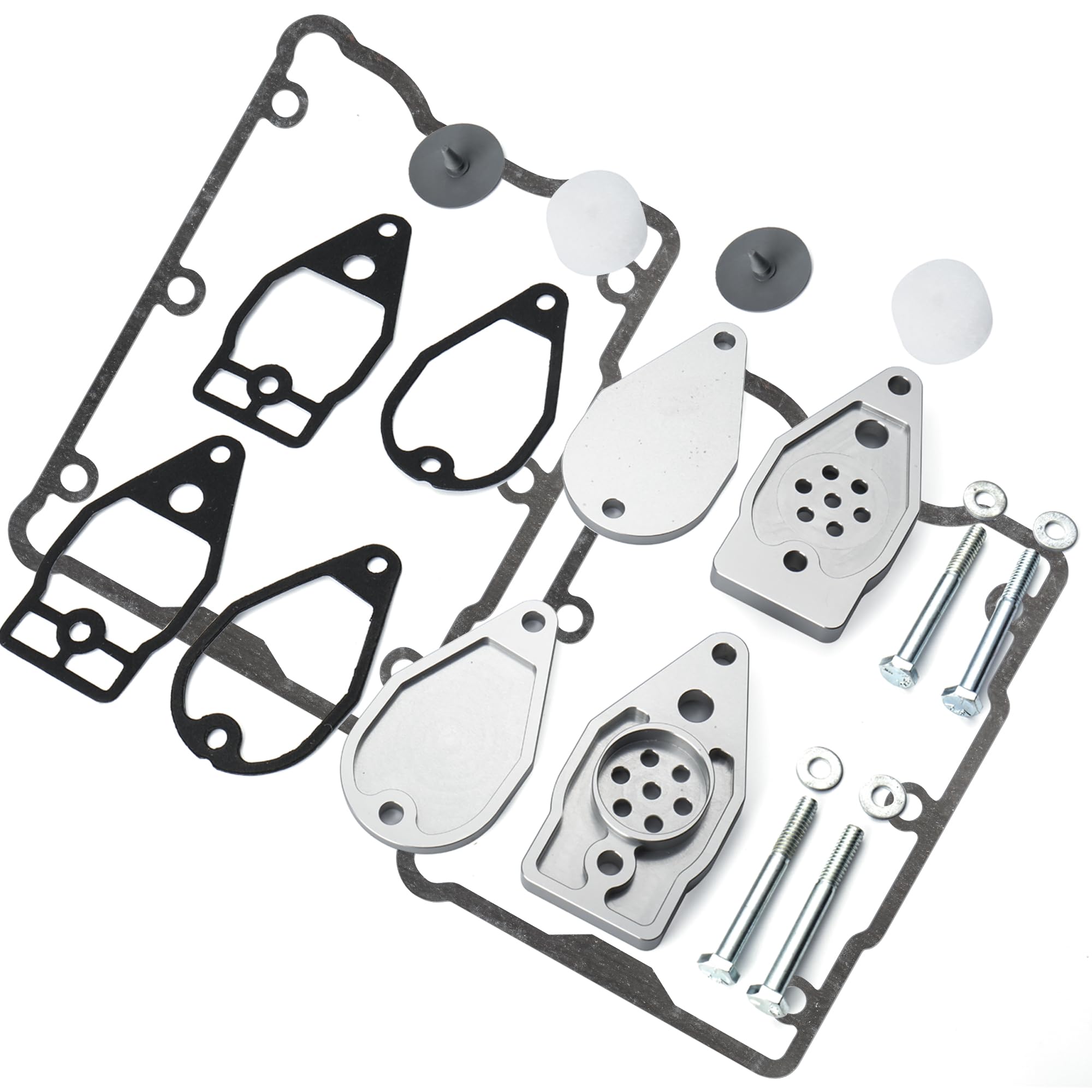 MoKitDora Twin Cam Rocker Box Breather Kit for Harley 1999-2017 Touring Softail Dyna