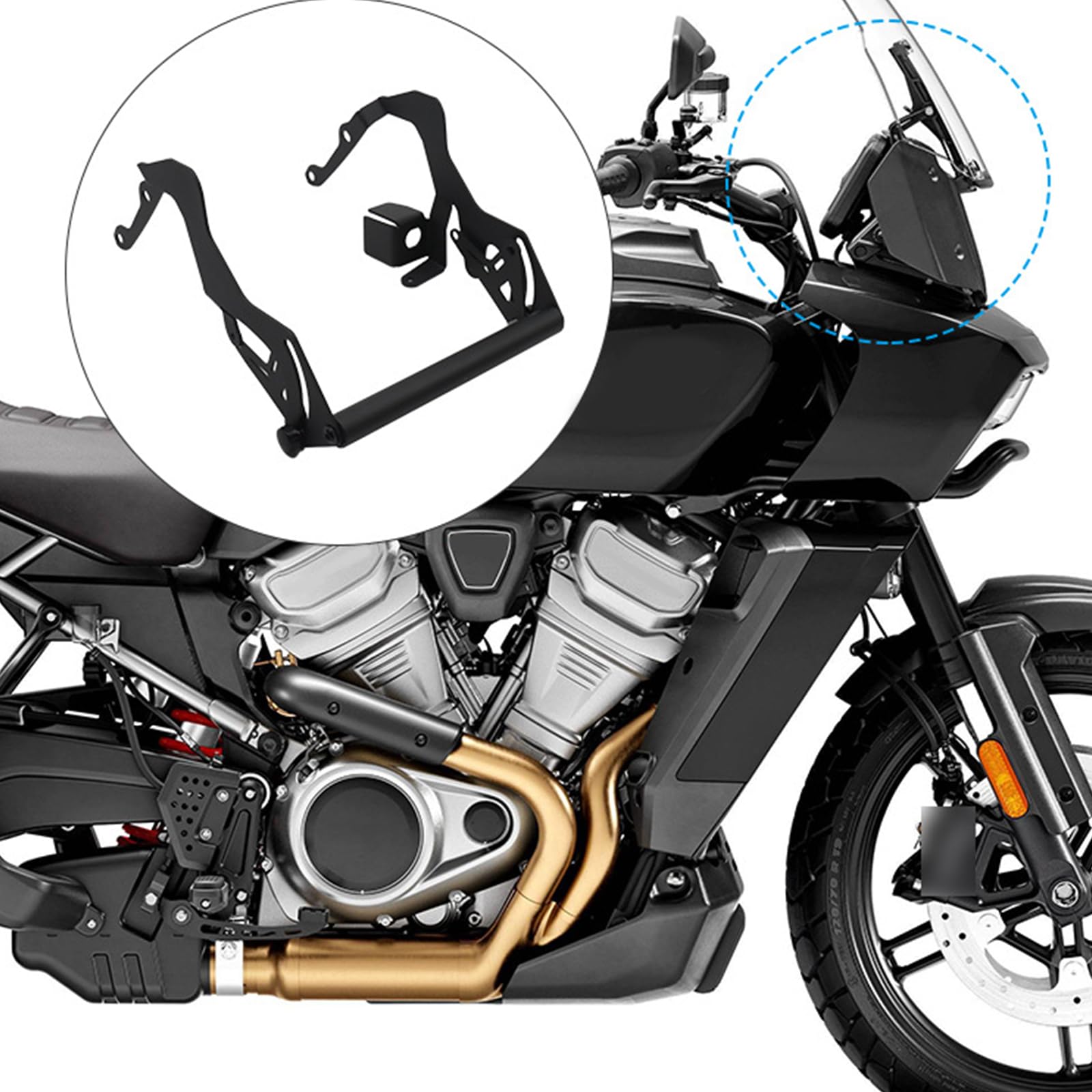 Accesorios de modificación de bicicletas 1250 Soporte de montaje de teléfono para motocicleta Soporte de navegación Soporte de teléfono Soporte Soporte Soporte