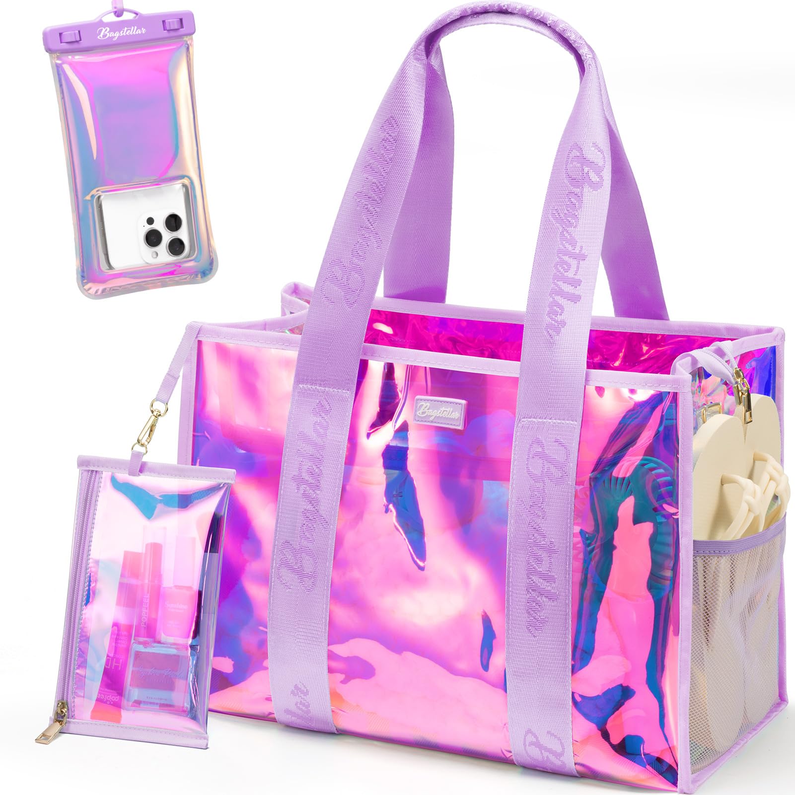 Bagstellar Iridescent Beach Tote