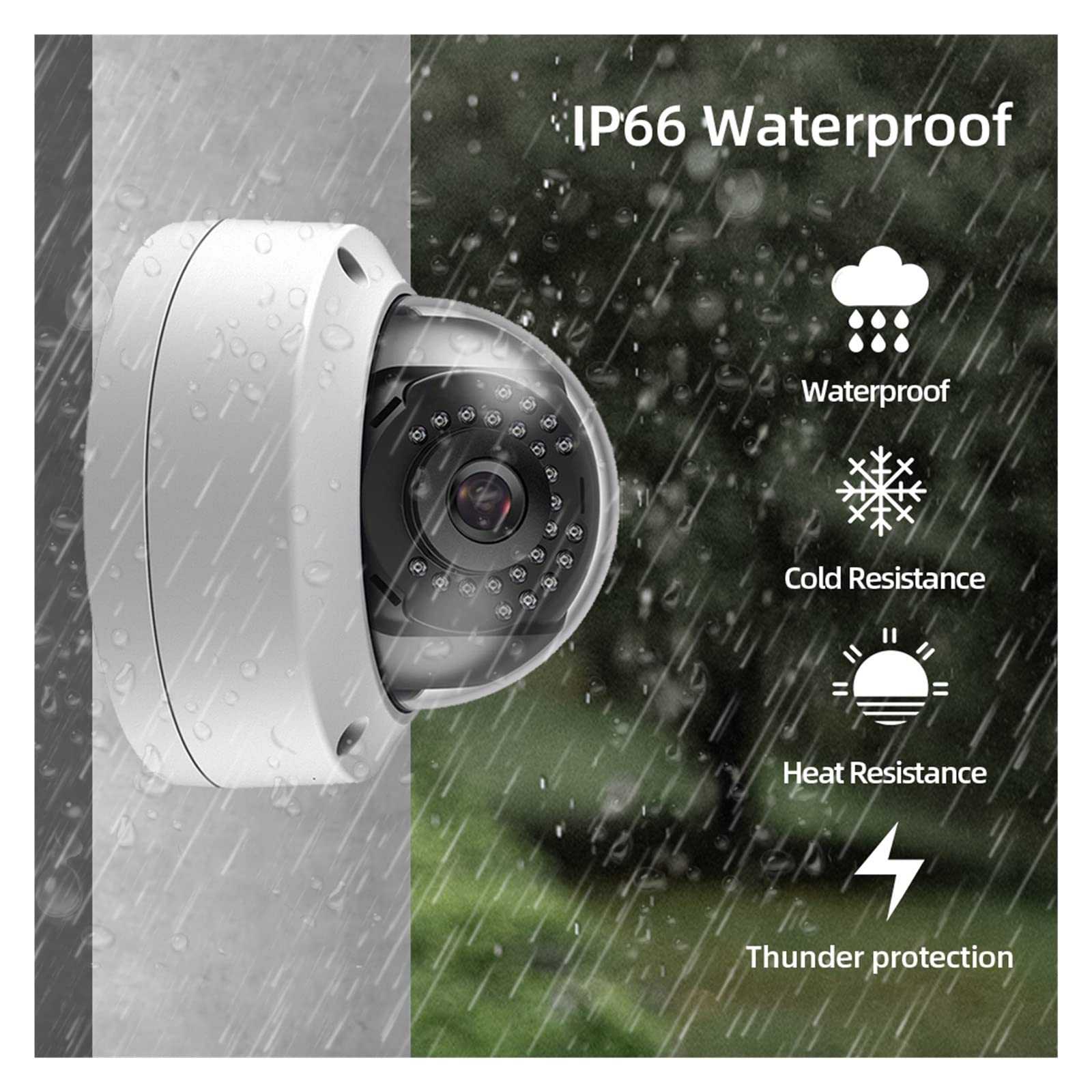 8MP 4K Gesichtserkennung NVR Außen Safe Sicherheit Schutz Tür CCTV-System Mit 5MP IP Kamera Outdoor Video Überwachung Kits (4T,8CH NVR 2pcs Camera)