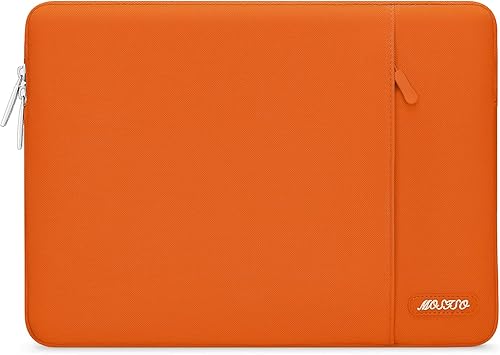 Miniatura 64 de MOSISO Funda vertical de poliéster con bolsillo para laptop de 15, 15.6 y 16 pulgadas, para computadora MacBook Pro 16 M4, M3, M2 y M1, HP, Acer