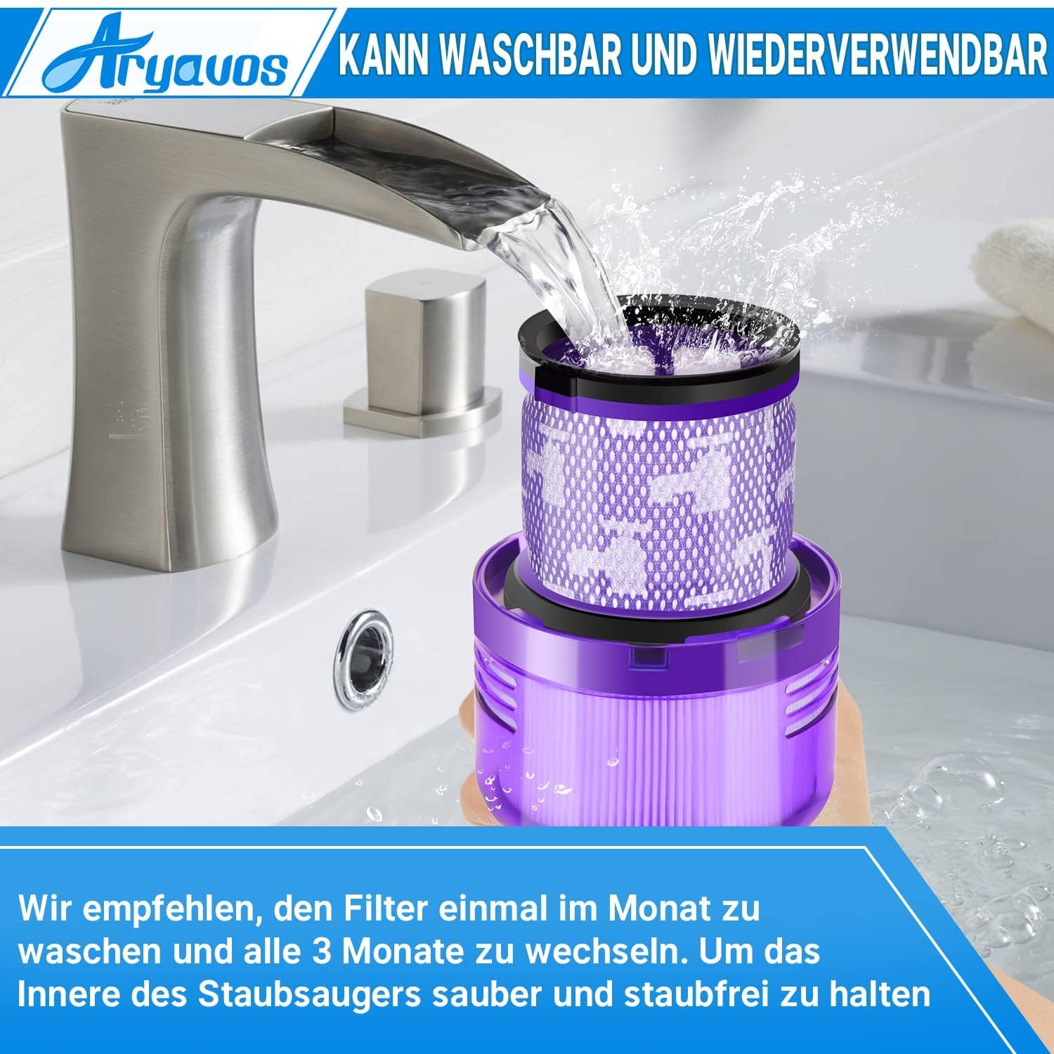 2 sztuki filtrów zamiennych do odkurzacza Dyson V11 V15 SV14 Cyclone Animal Absolute Total Clean, zamiennik do DY-970013-02 & 97001302