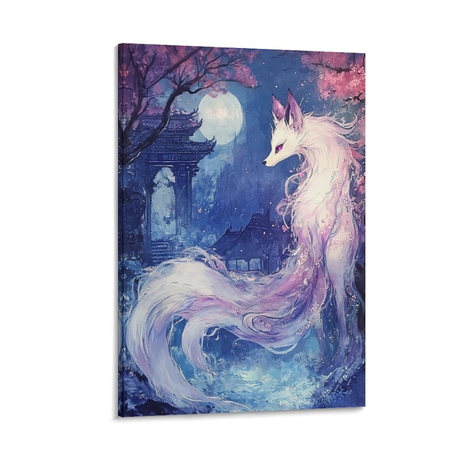 Impression sur toile renard décoration murale premium de salon - 6