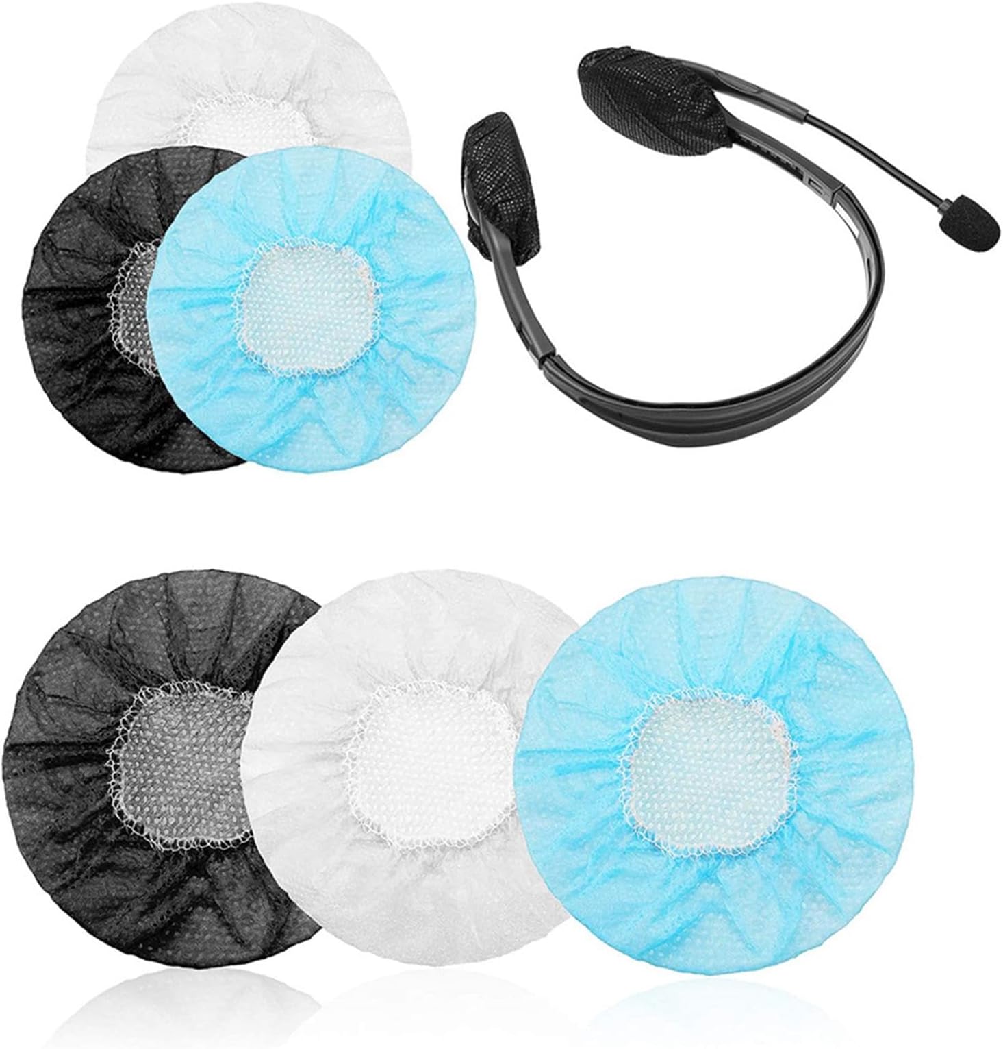 CLUB BOLLYWOOD Disposable Headphone Covers Earcup Covers Stretch for Net Bars Blue | Consumer Electronics | Portable Audio & Headphones | Replacement Parts & Tools | Replacement Parts & Tools