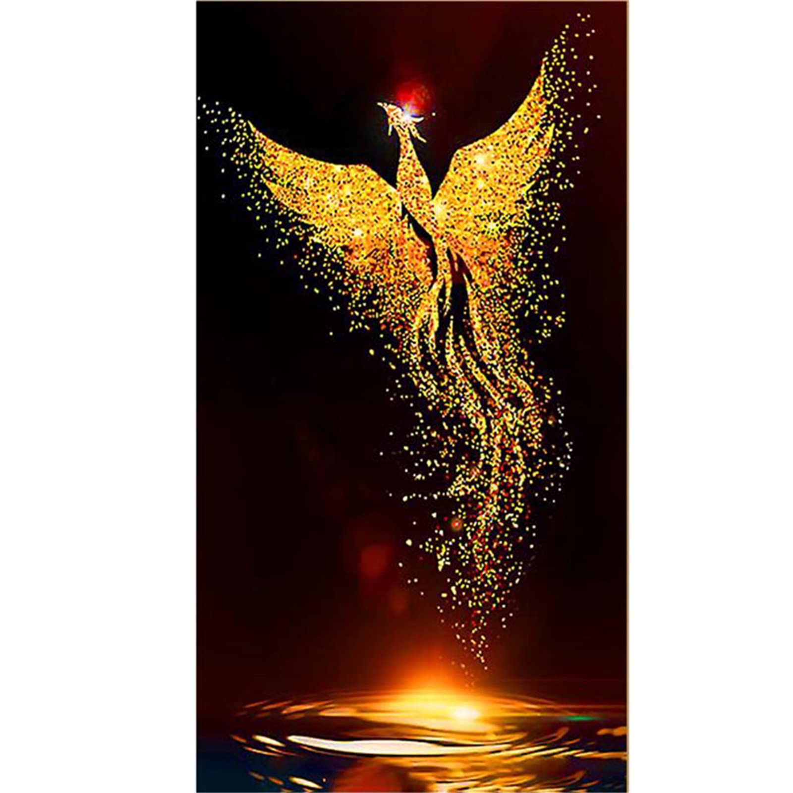 Kit Peinture Diamant 5D Phénix Magnifique 50x70cm - Broderie Diamant DIY Pour Adultes - Décoration Salon/Chambre