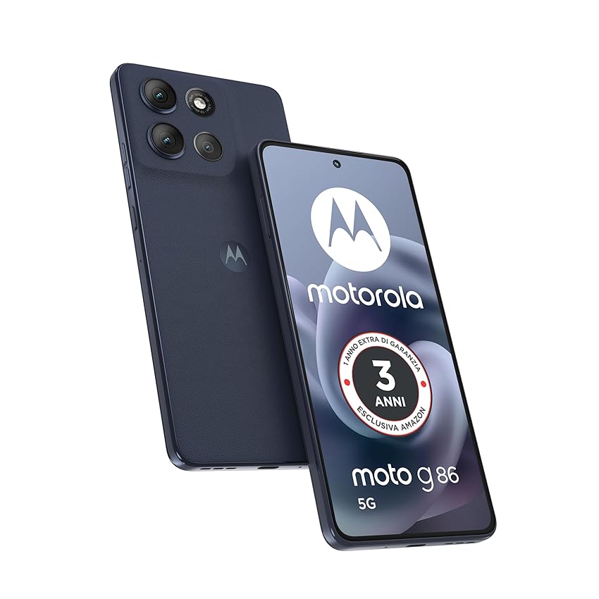 Motorola moto g86 con 3 anni di garanzia (8/256GB, Fotocamera 50MP + flicker cam, Display 6.67
