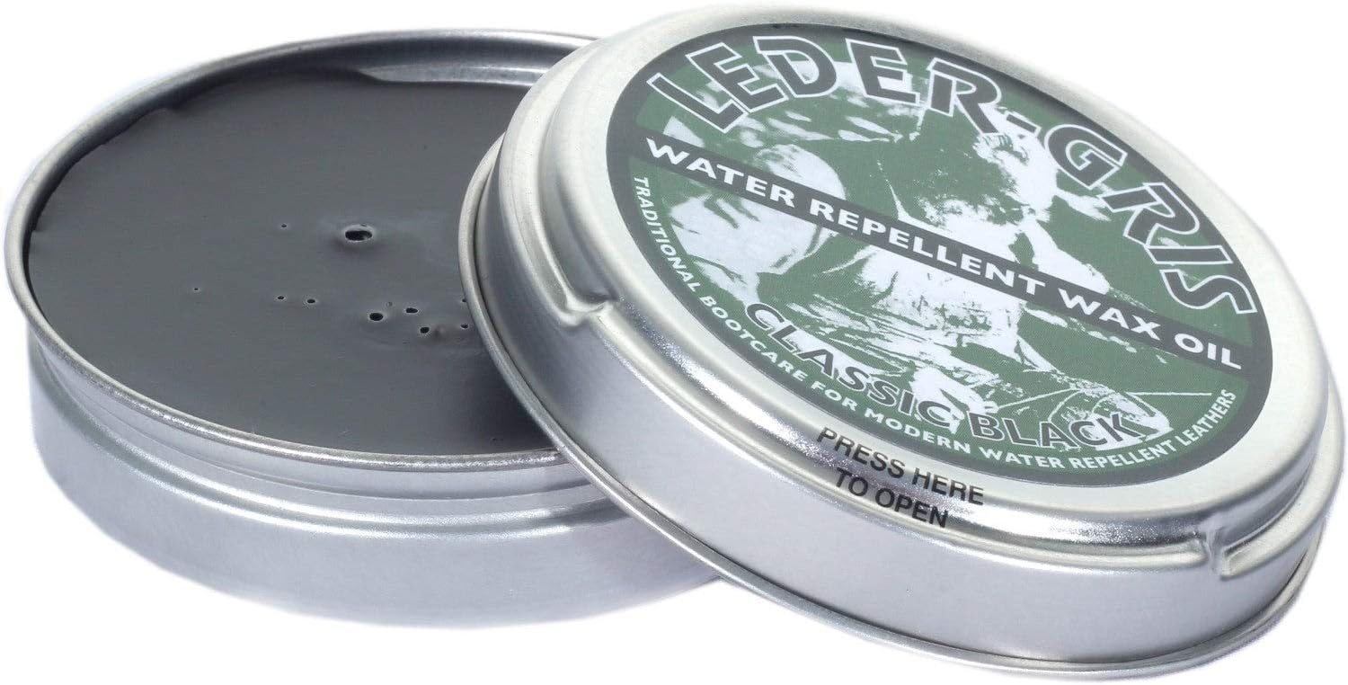 Altberg Leder Gris Original Wax Oil 40g Proofing One Size Black
