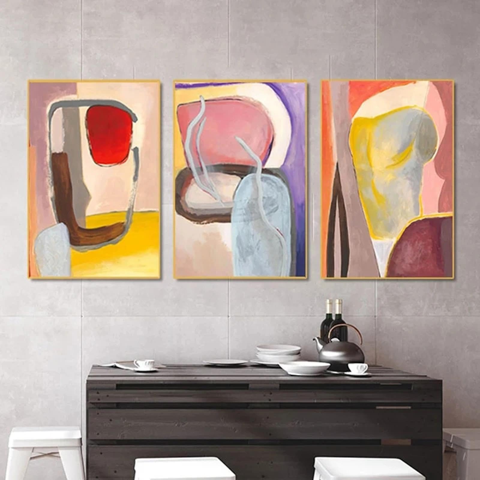 Impressions d'art mural abstrait moderne pour décoration de maison - 7