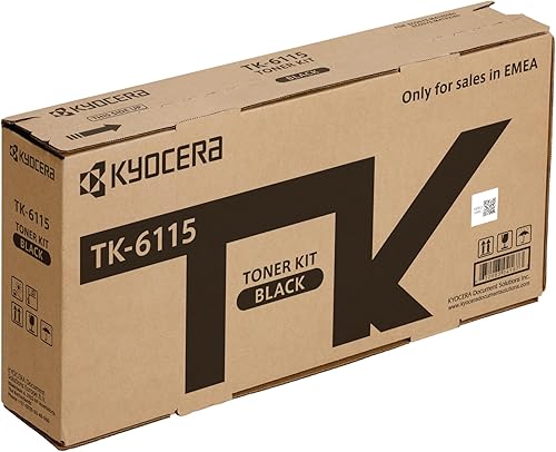 Miniatura 3 de Kyocera TK-6115 Cartucho de tóner original negro 1T02TVBNL0 compatible con M4125idn, M4125idn, KL3, M4132idn y M4132idn / KL3