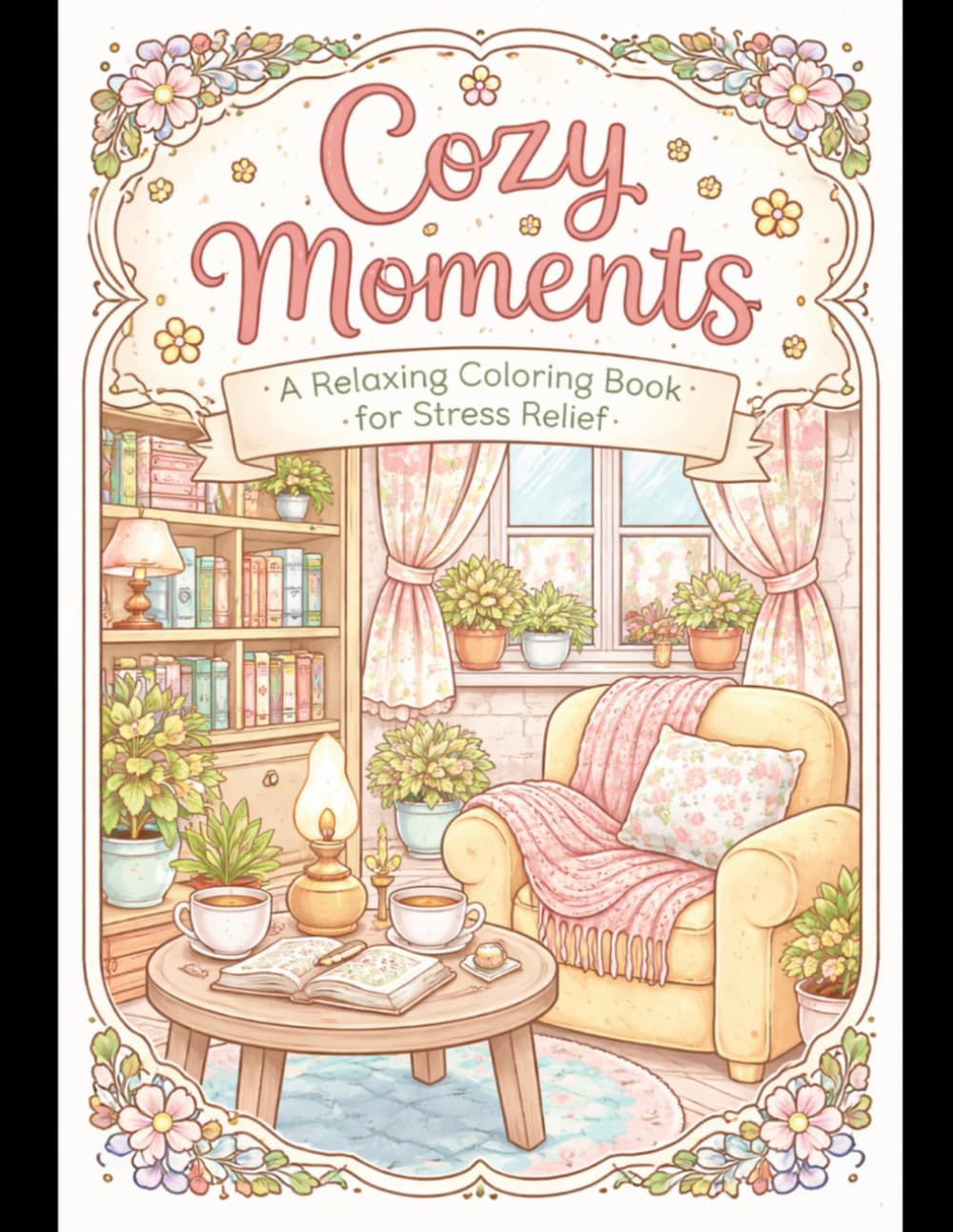 Cozy Moments:: A Relaxing Coloring Book for Stress Relief