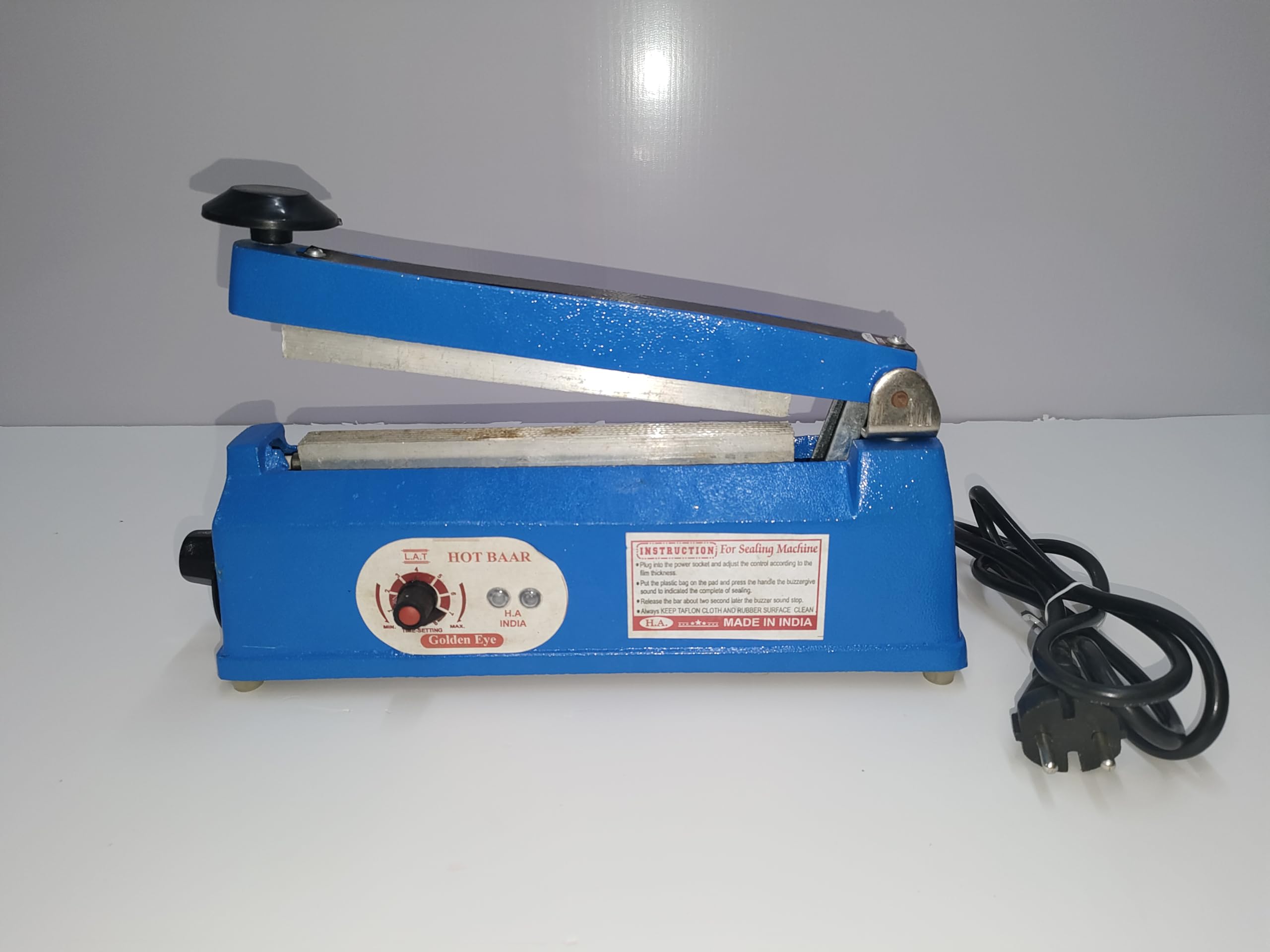 12" Hotbar 6 Line Design Direct Heat Sealing Machine for laminated & Aluminum Pouches only Electric Direct Heat Sealing Heat Sealer Laminated Pouches Bag Sealer Machine 6 Line Design 12 Inch-image-44