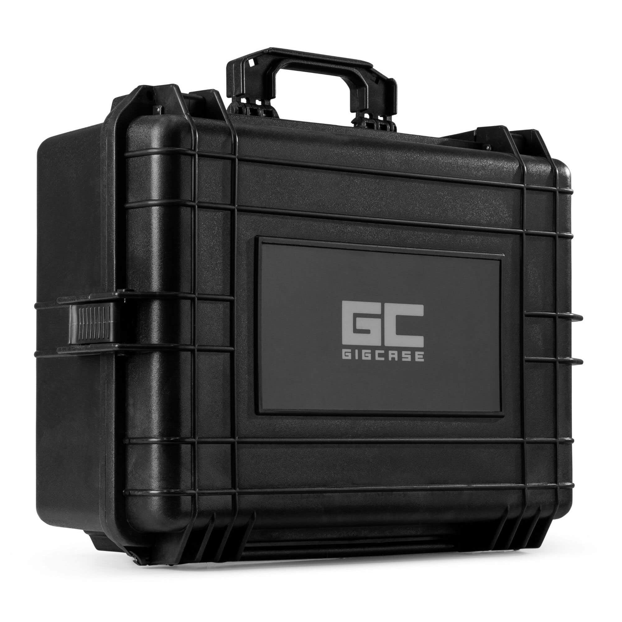 Power Dynamics GIGCase26 Maleta rígida IP67 con espuma | Espuma precortada, carcasa rígida, resistente al agua, asa ergonómica plegable