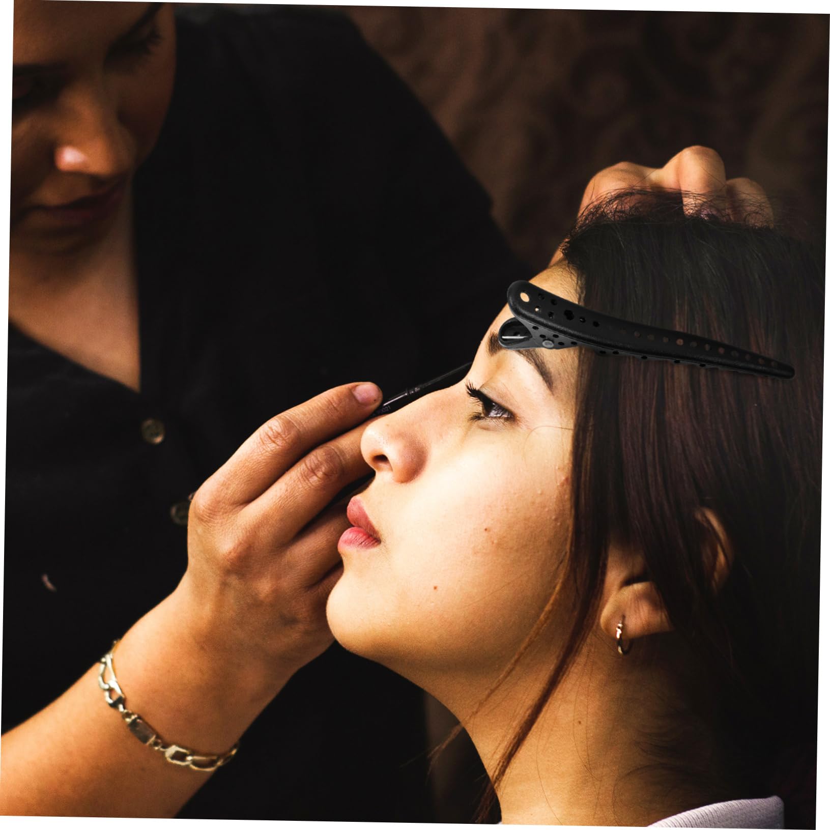 PACKOVE 30pezzi Fermagli Per Professionali Antiscivolo Clip Per Sezionamento e Styling Accessori Per Parrucchieri e Makeup Per Acconciature Precise e Stabili