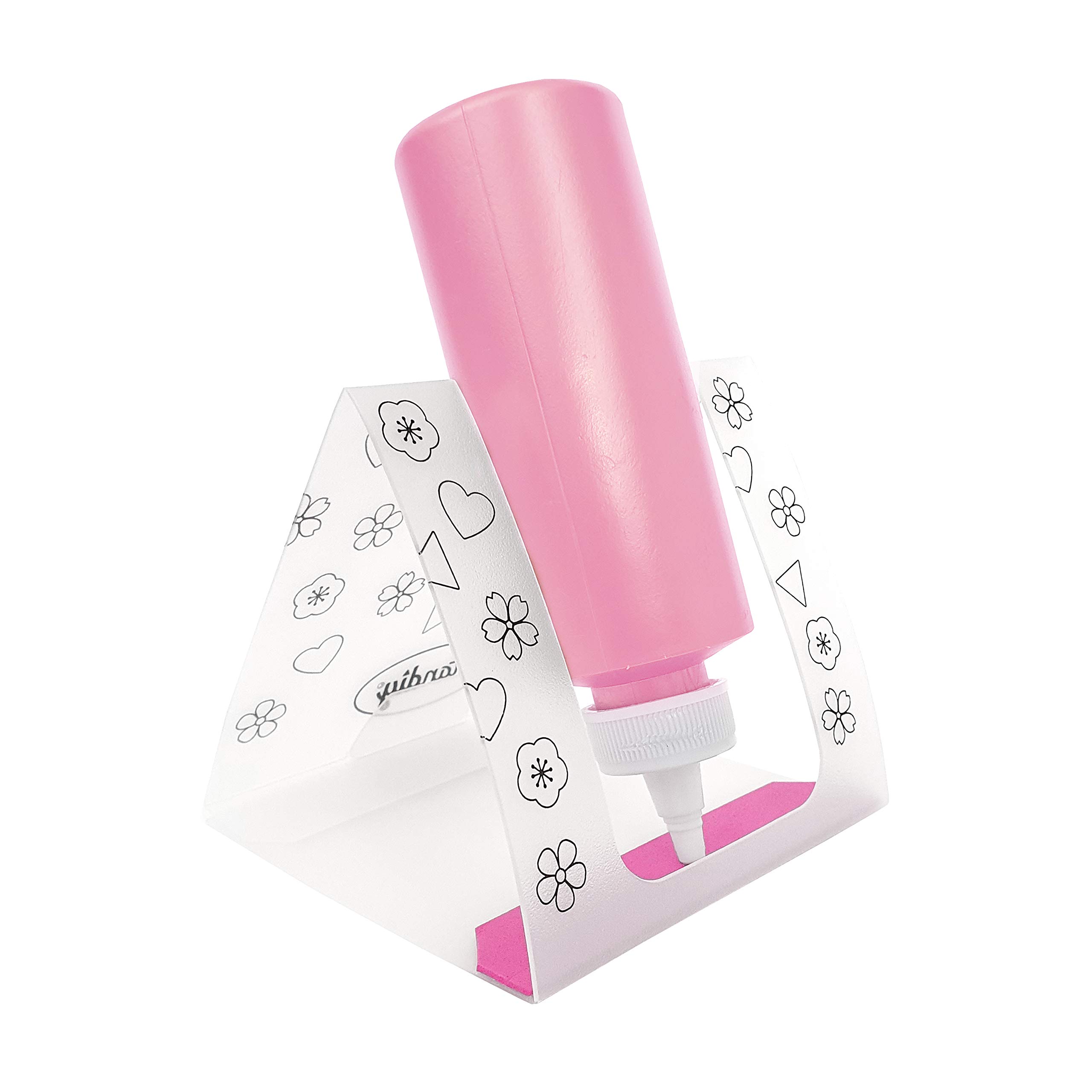 Liquid Glue Stand - Craft Glue Bottle Holder, Fine Tip, Precision Tip, and Needle Tip Glue Bottle Stand, Scrapbooking Tools, Your Glue is Always Ready for Your Craft Projects (Flowers)