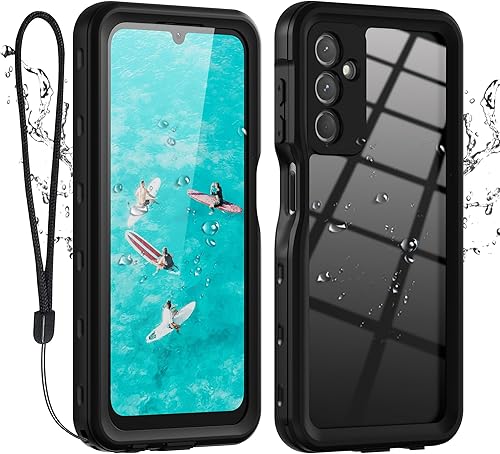 Funda impermeable para teléfono Samsung Galaxy A24 4GA25 5G, protector de pantalla y lente transparente, protector de cuerpo completo, resistente a