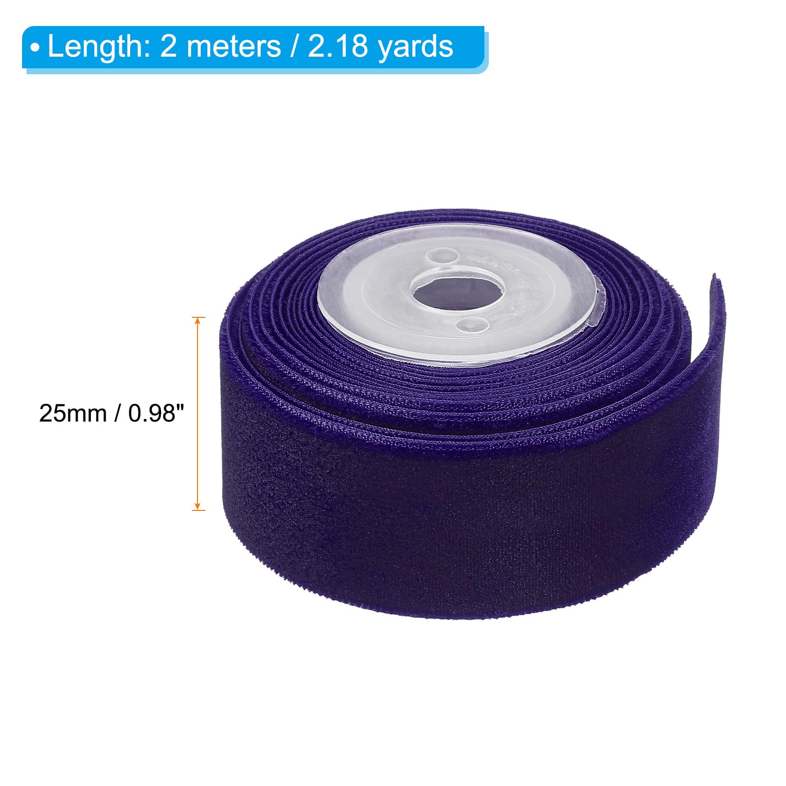 PATIKIL 0.98 Inch x 2.18 Yards Velvet Ribbons - Image 2