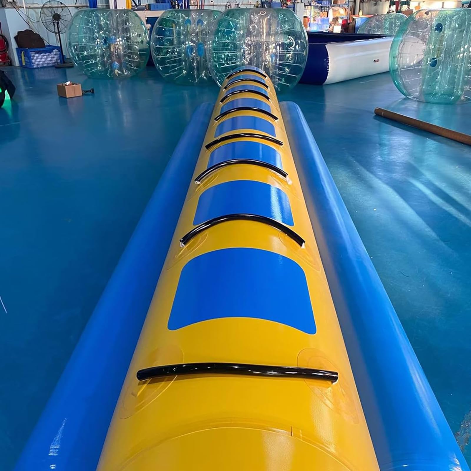 8 osóbNadmuchiwana łódź bananowa wodna, rura holownicza do tratwy surfingowej, nadmuchiwana tratwa wodna, 8 dorosłych nadmuchiwany kajak, sprzęt do jazdy na nartach wodnych i surfingowych