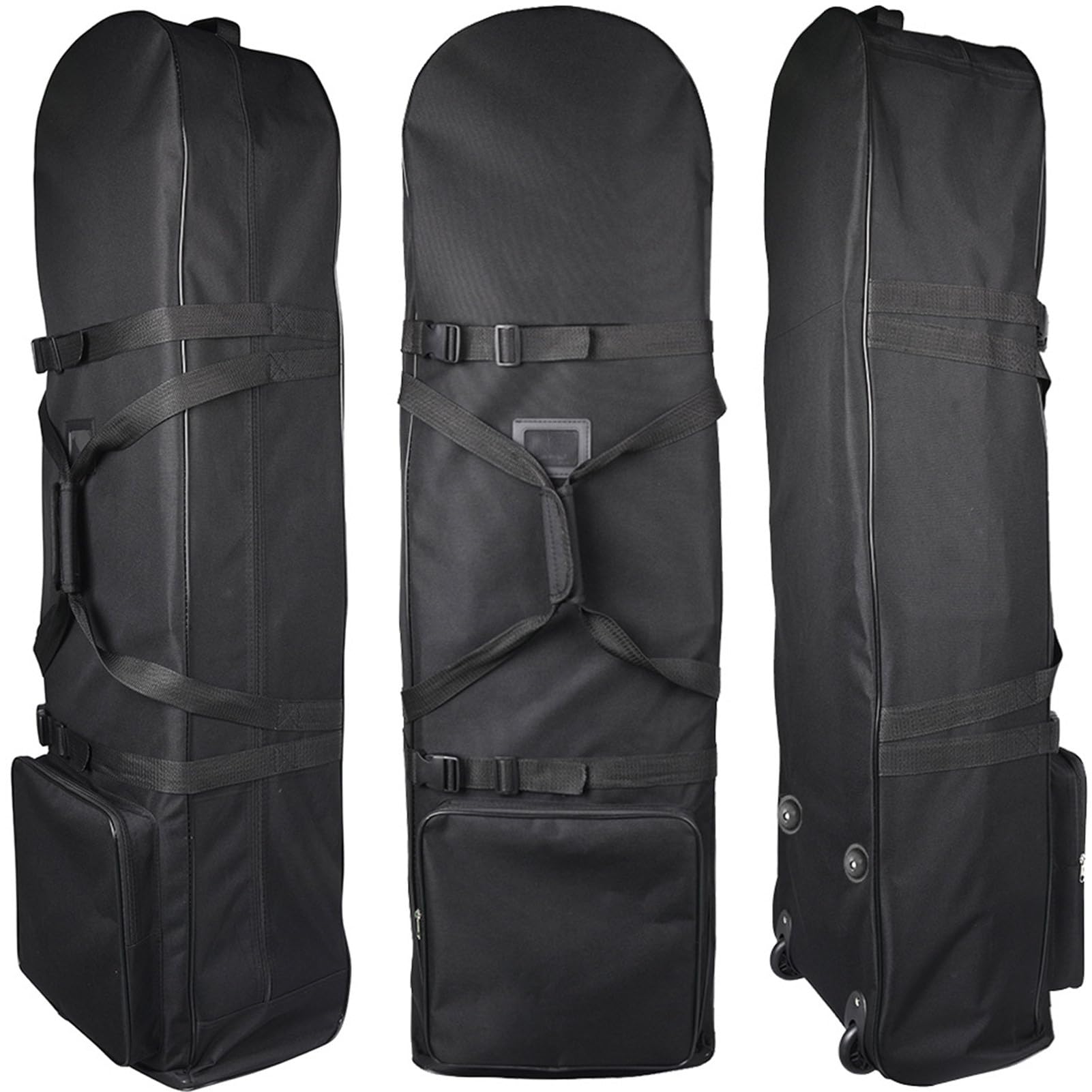 Housse de Voyage pour Golf Noire Robuste avec Roulettes Imperméable pour Clubs