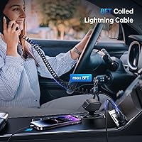 Vista 5 de SYNCWIRE - Cargador de coche para iPhone certificado por Apple MFi, cargador súper rápido de 32W, adaptador de USB para encendedor de cigarrillos