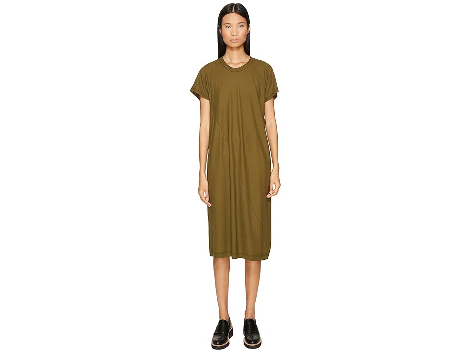 

Y's by Yohji Yamamoto N-Twist One-Piece Tee Dress (Khaki) Women's Dress