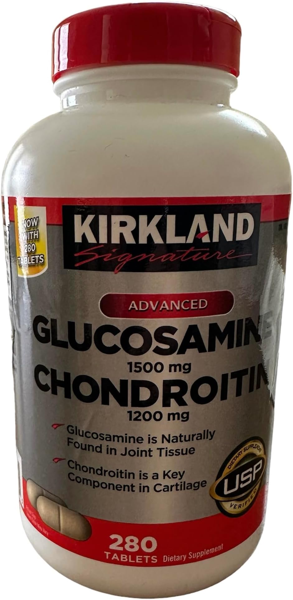 Kirkland Signature Glucosamine HCI 1500mg Chondroitin